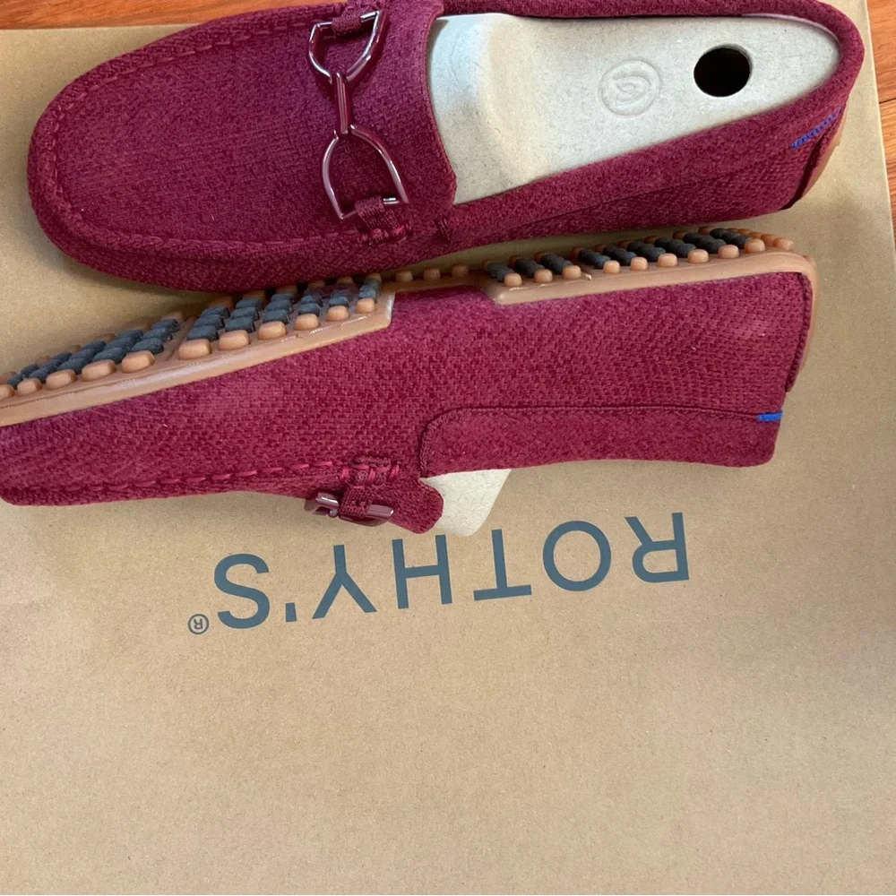 Rothy's Women's Double Bit Drivers in Cabernet - 8.5 - Picture 3 of 5